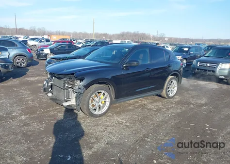 2018 Alfa Romeo Stelvio Ti Sport Awd from USA, damaged, VIN ZASFAKNN4J7B70238